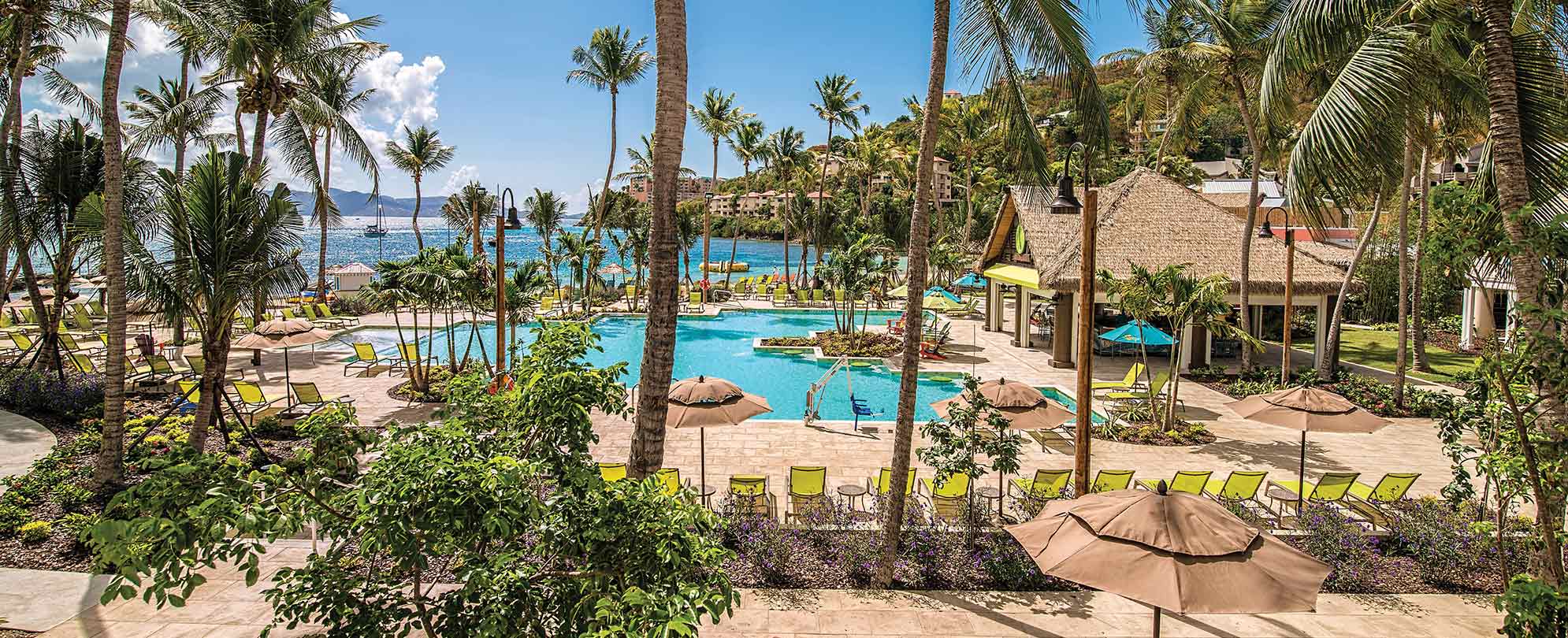 A Margaritaville Vacation Club resort pool area. 