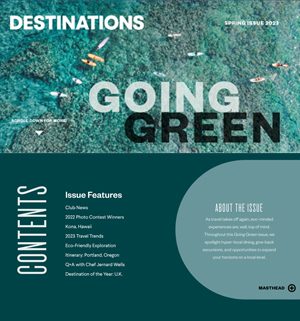 Club Wyndham Spring 2023 Destinations Magazine Cover